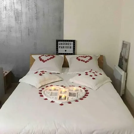 Cosy Private Jacuzzi Spa Apartment In Paris *